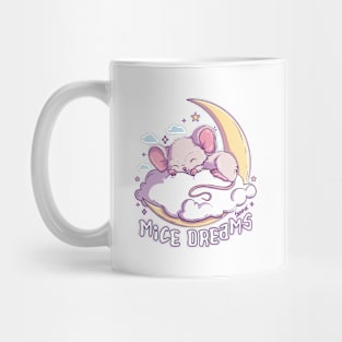 Mice Dreams - Cute Slumber Illustration Mug